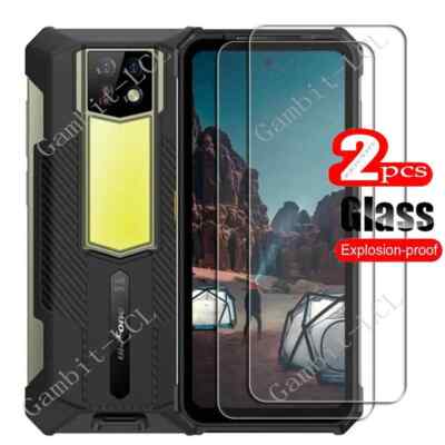 2PCS For Ulefone Armor 24 Armor24 Tempered Glass Film Cover Screen Protector