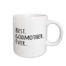 3dRose Best Godmother Ever - Gifts for God mothers or Godmoms - god mom - godpar