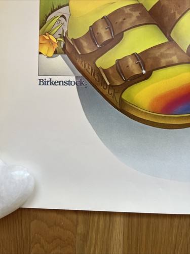 Vintage Birkenstock Poster Kunstdruck 80er Love Your Feet Corey Hippie 20x15 Neu Werbung - Bild 10 von 15