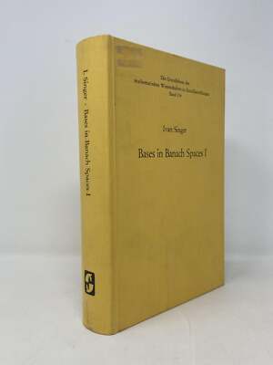 Bases in Banach Spaces I by Ivan Singer First 1st Edition VG HC 1970