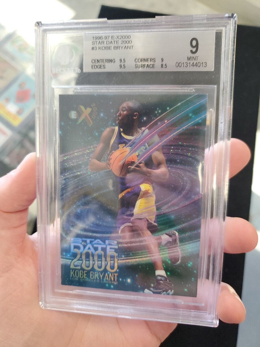 1996-97 Kobe Bryant Skybox E-X2000 Star Date 2000 #3 RC 1996-97 Kobe Bryant Skybox E-X2000 Star Date 2000 #3 RC
