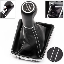 6 VITESSES POMMEAU LEVIER DE VITESSE BLANC SOUFFLET GUÊTRE pour OPEL ASTRA H GTC