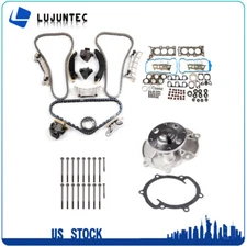 For Suzuki XL-7 3.6L Head Gasket Bolts Set Timing Chain Kit w/Water Pump