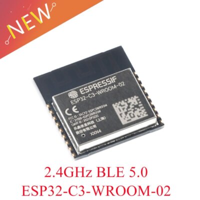 ESP32-C3-WROOM-02 2.4GHz BLE 5.0 WiFi+Bluetooth-compatible Wireless Module