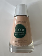 Covergirl Clean Sensitive Skin Liquid Makeup, 240 Natural Beige 1 - Bottle