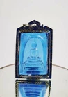 Blue Phra Somdej Somdet LP Toh LEKLAI Kaew Crystal LuckWealth Win AMULET Pendant