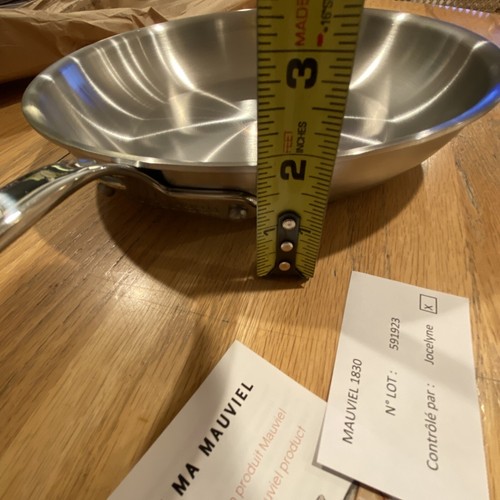 Mauviel 1830 M'360 10.5” Stainless Steel Frying Pan Skillet NEW - Picture 11 of 13