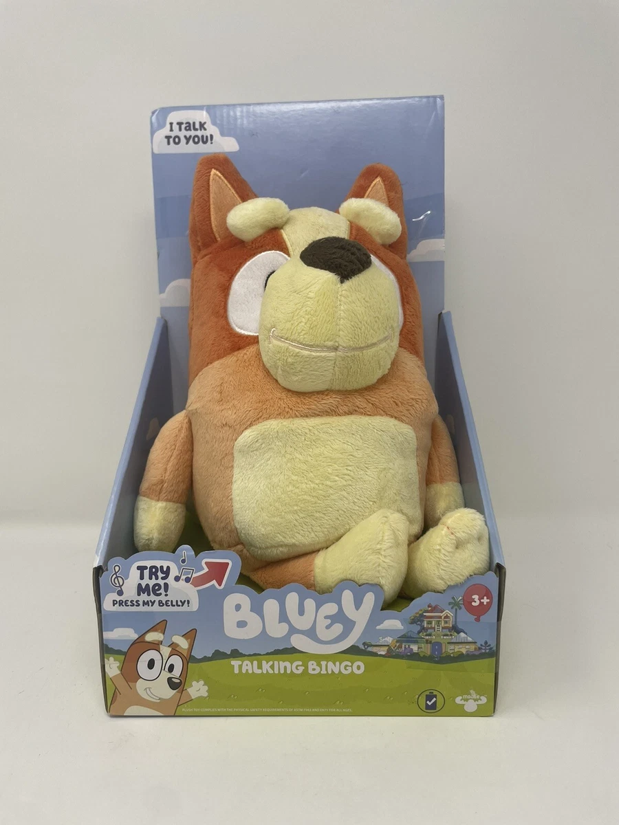  Bluey - 12 Talking Bingo Plush - Interactive - Sing