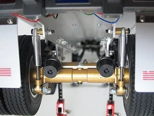 Simulate Add-On Brake Canister Cylinder Tamiya RC 1/14 Trailer Flatbed Rear Axle