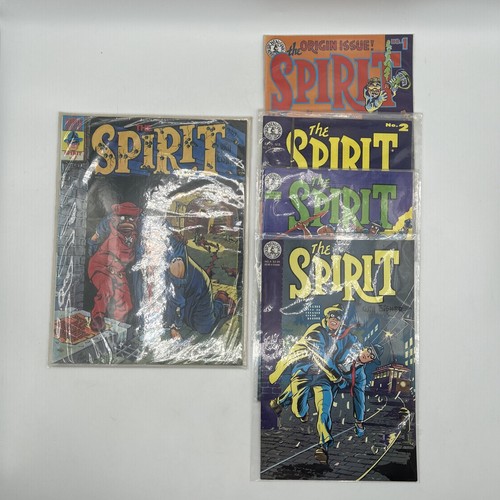 LOTTO di 5 fumetti vintage "The Spirit" di Will Eisner-#1, #2, #3, #4 & Magazine #7 VG - Foto 2 di 18
