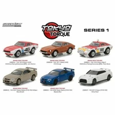 GREENLIGHT 1/64 TOKYO TORQUE SERIES 1 ASSORTMENT SET OF 6 DIECAST CAR 29880