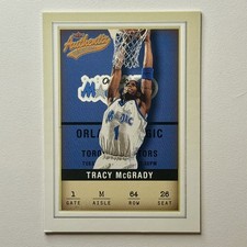 2001-02 Fleer Authentix #64 Tracy McGrady Magic