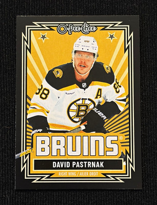 Upper Deck 2025-26 O-Pee-Chee Retro David Pastrnak Bruins #56 Black /100
