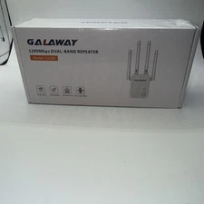 GALAWAY G1208 WiFi Extender 1200Mbps Repeater Wireless Signal Booster 2.4/5GHz