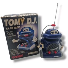 TOMY MR. D.J. AM FM Radio Roboter OVP Vintage 80er Retro Teildefekt