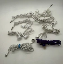 Earphones, Earbuds Wired Assorted Hands-Free Compatible iPhone, Samsung,.. 8 PCs