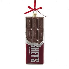 Kurt Adler 5-Inch Glass Hershey's Bar Christmas Tree Ornament