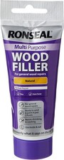 Versatile 100g Natural Wood Filler in Tube - Perfect for Interior & Exterior Use