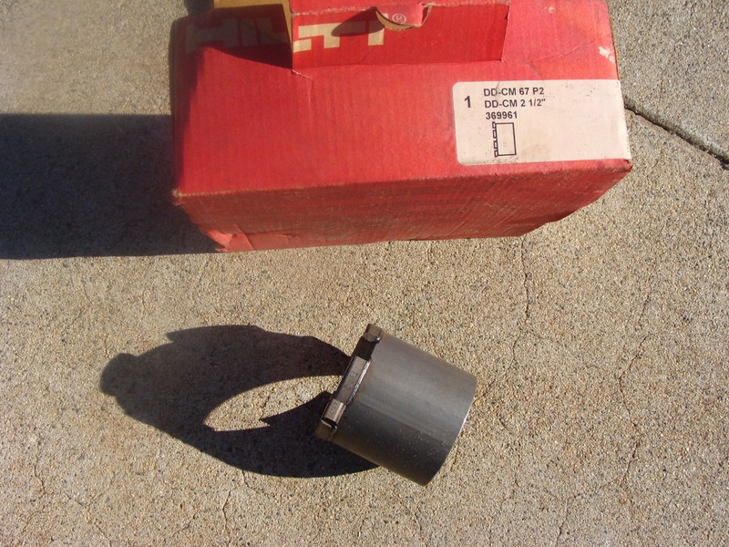 HILTI DD-CM 2 1/2" X-CHANGE MODULE HILTI CORE DRILL *neverused* NR