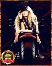 Marisa Miller - Harley Davidson - Metal Sign 11 x 14