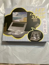 LED LIGHT-UP LAPTOP STAND 10.62" X 9.05" X 1.57"