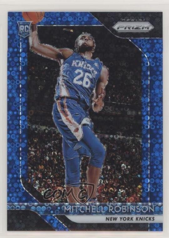 2018-19 Panini Prizm Fast Break Blue Prizm 8/175 Mitchell Robinson #227 0ad
