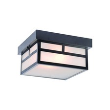 Acclaim Lighting 4710BK Artisan 2 Light 10 inch Matte Black Exterior Flushmount