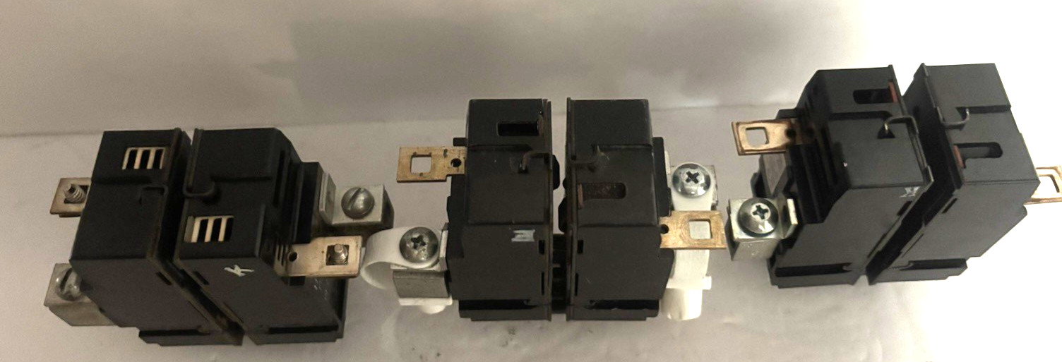 Lot of 3 Pushmatic Single Pole Breakers - 1- 60 Amp & 2 - 100 Amp