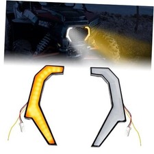 Turn Signal LED Fang Lights for RZR XP 1000 14-18, Front Fang Accent Lights