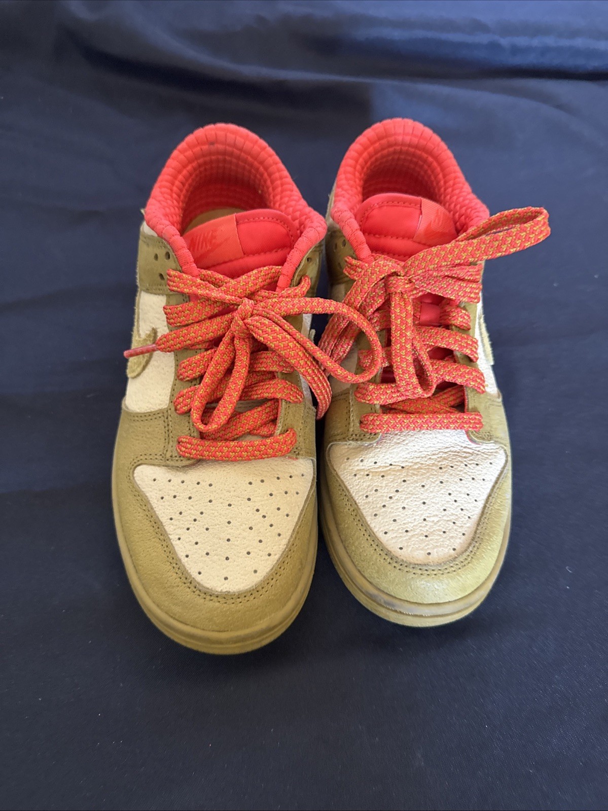 Nike Dunk Low Sesame/Bronzine-Picante Red FQ8897-252 Size 8 Women’s