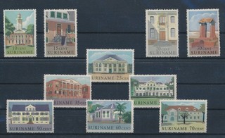 LS94893 Suriname monuments landmarks fine lot MNH