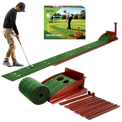 Indoor Golf Putting Green Matte Auto Ball Return Training Trainer Home Office Geschenk