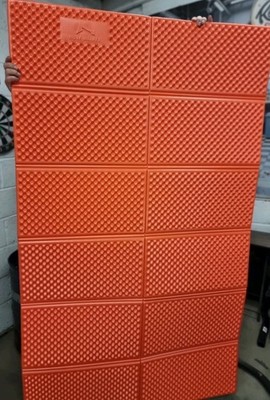 Wolf Walker Doppel Campingmatte IXPE Schaumstoff Isomatte faltbar Thermo orange 2P