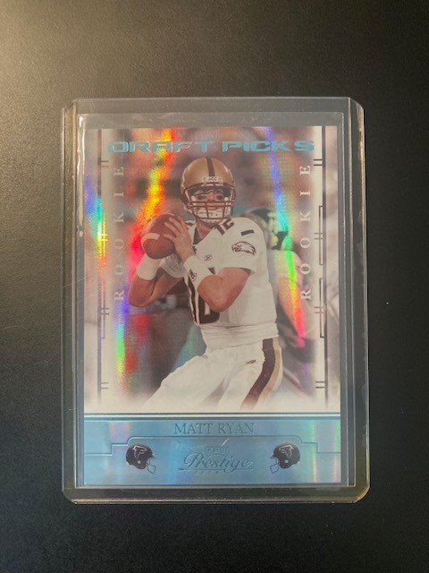 Matt Ryan Playoff Prestige #179 Draft Pick Light Blue