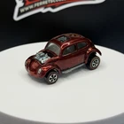 Vintage Hot Wheels Redline Custom Volkswagen Red US Base - Very Good Condition