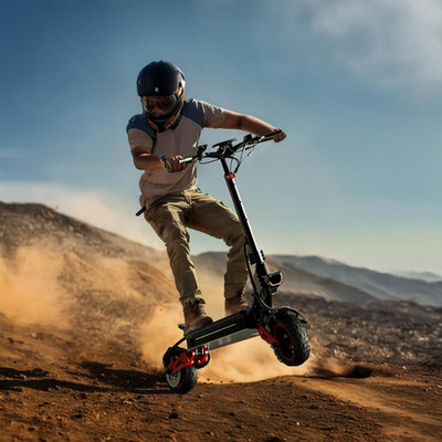 1600W Off-Road Electric Scooter for Adults 31MPH 31Mies 48V 18AH Fast E Scooter
