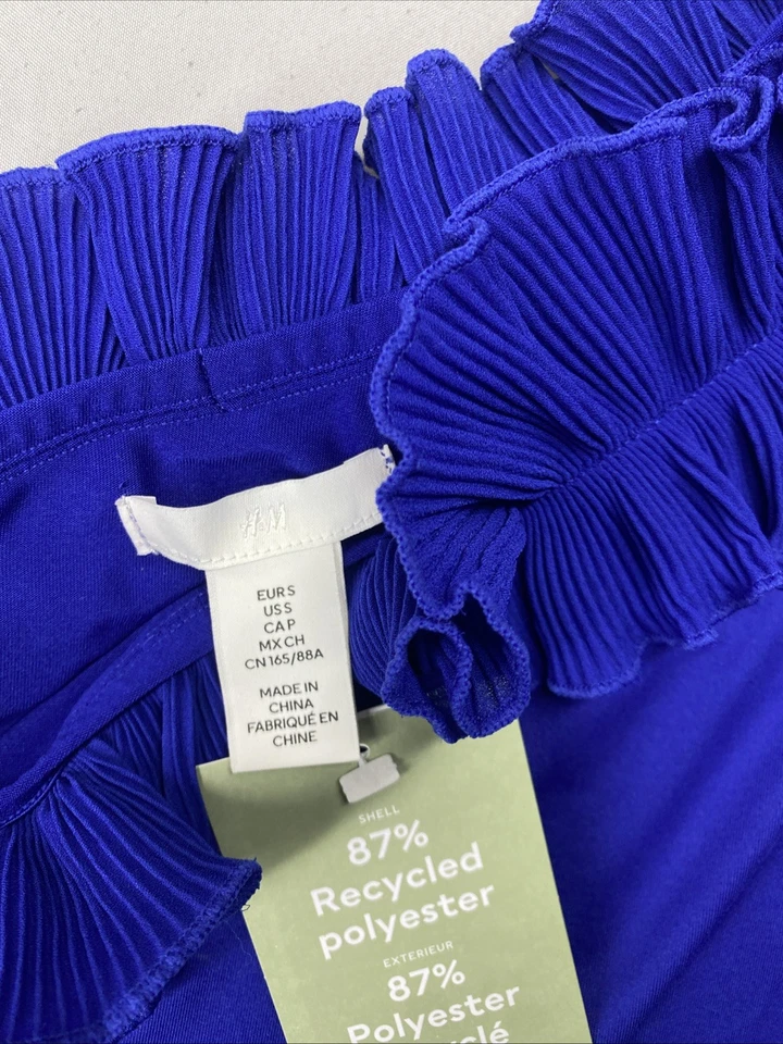 Body H&M Drapeado Un Hombro Tanga Croqueta Femenino Elegante Talla Pequeña  Foto 3 de 4