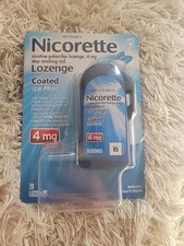 Nicorette 4mg Nicotine Lozenges for Smoking Cessation Ice Mint - 20 Count