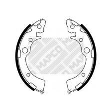 ORIGINAL® Mapco Bremsbackensatz Hinten für Honda CIVIC VI Hatchback CRX III