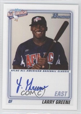 2011 Bowman Draft Aflac All-American Larry Greene #AFLAC-LG Auto 0a7