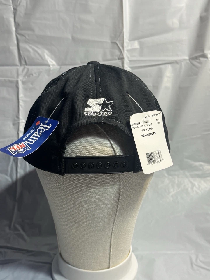 Gorra de colección Starter Los Angeles RAIDERS Colisión Starter Snapback años 90  Foto 3 de 3