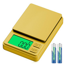 1000G Gram Scale, 0.01G Precision Pocket Scale with Backlit LCD
