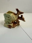 Vintage Mccoy Deer Fawn Planter Figure Figurine 4.5” Tall x 5.5” Long