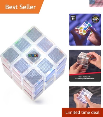 Light-Up Rubik's Cube - Solve the Puzzle Quickly, Ideal Gift for Kids & Teens