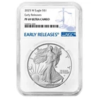 2025-W Proof $1 American Silver Eagle NGC PF69UC ER Blue Label