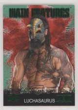 2021 Upper Deck AEW All Elite Wrestling Main Features Green /199 Luchasaurus i1f