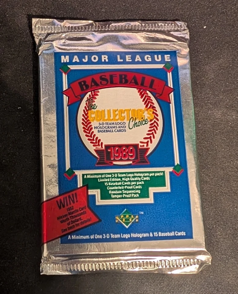 1989 Upper Deck MLB the Collector's Choice Wax Pack - Factory Sealed