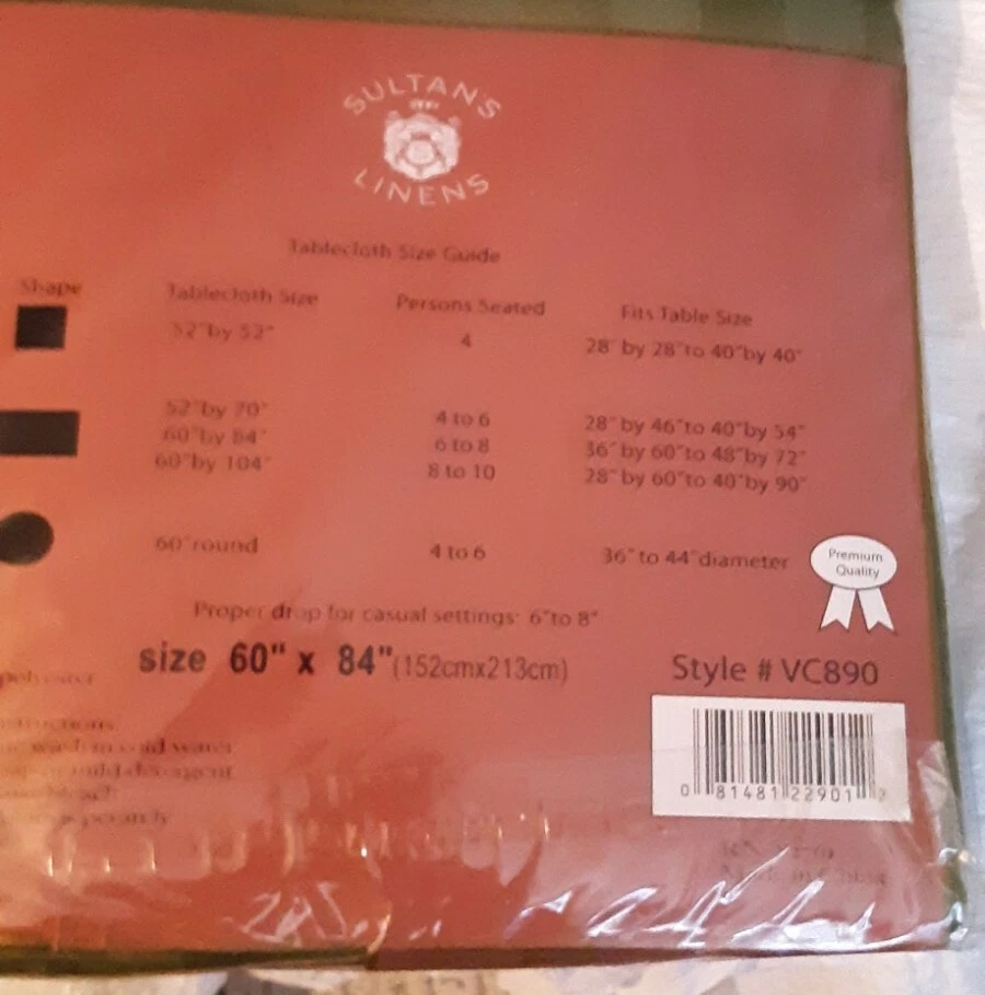 Mantel de tela a rayas satinadas verdes Sultans 60" X 84" oblongo Foto 3 de 4