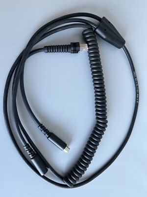 CAB437 PS/2 Spiral-Anschlußkabel CAB-437 für z. B. für Datalogic PowerScan