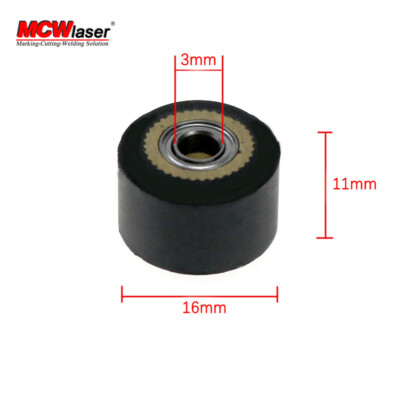 3x Pinch Roller for Roland LiYu Rabbit Vinyl Cutting Cutte Plotter 3x11x16mm